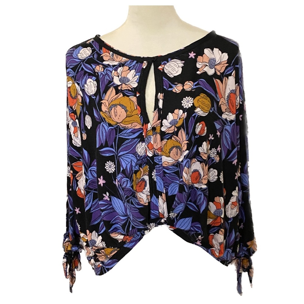Free People 3/4 Sleeve Hi-lo T-Shirt - Size Small